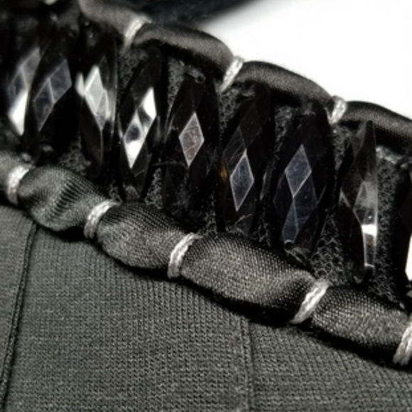 EXPRESS Gray Black Jeweled NWT Sheath Dress XS - Picture 2 of 5